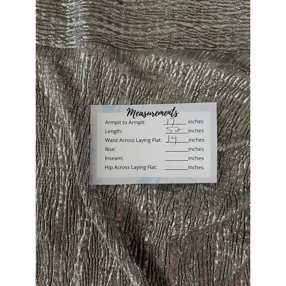 CONNECTED APPAREL Stone Metallic Side Slit Maxi Dress Petite Size 8P NWT $89 - Picture 3 of 4